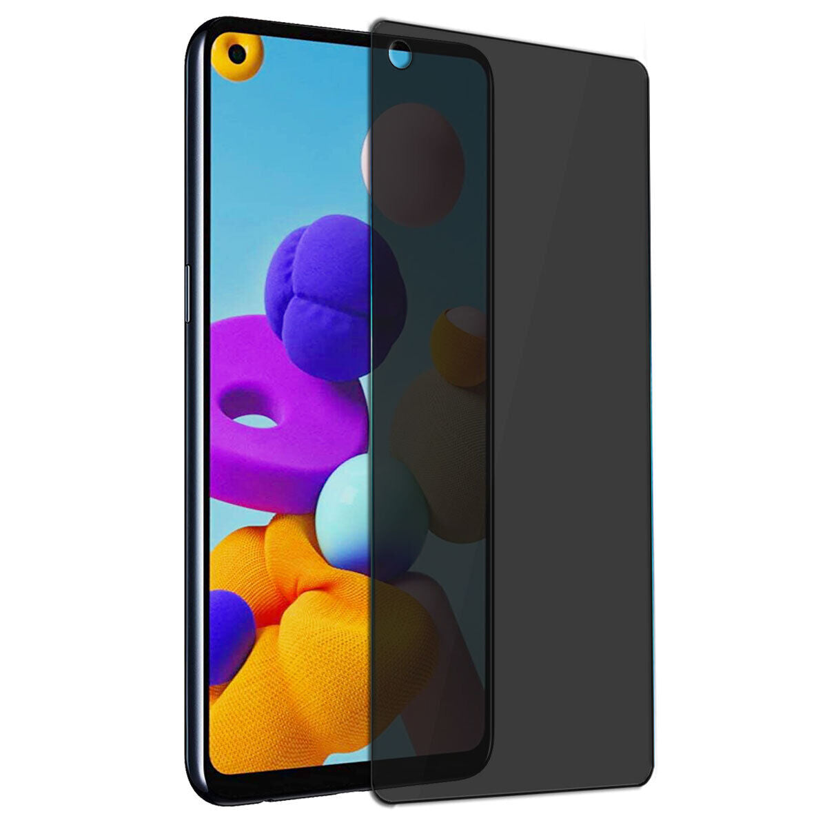 For Samsung Galaxy A21 A21s Privacy Tempered Glass Anti-Spy Screen Protector