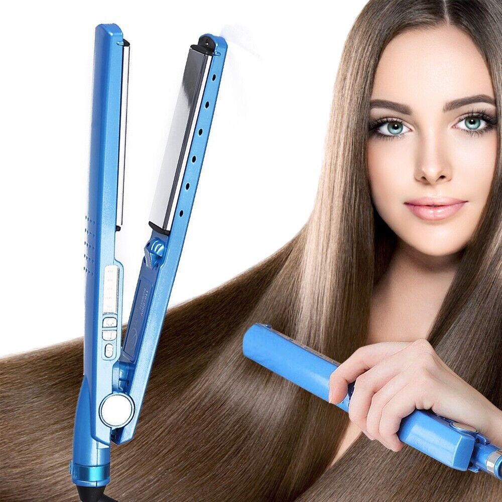 BaBylissPro Nano Titanium 1-1/4" Hair Straightening Flat Iron New + Box