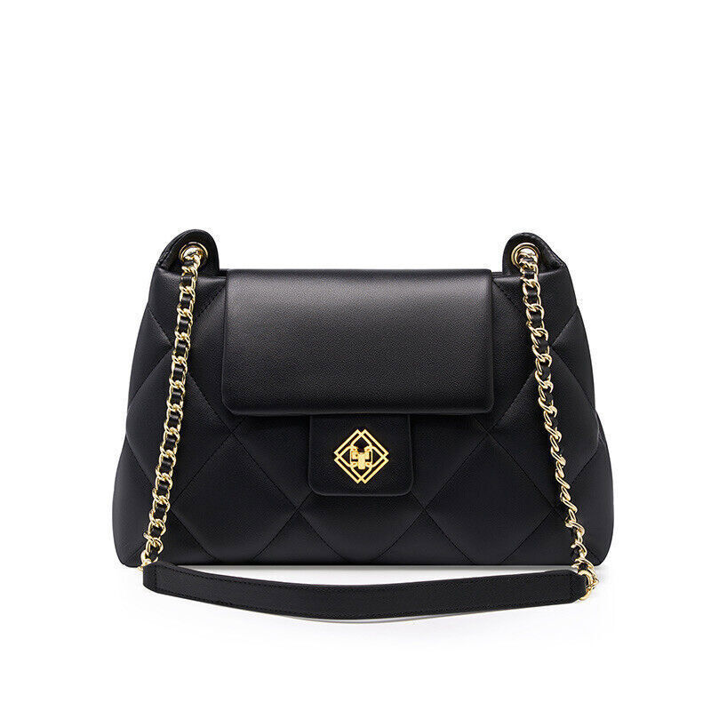 Women's REAL leather shoulder bag handbag Cowhide crossbody bag purse #2185