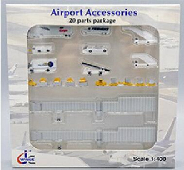 JC Wings Airport Accessories 20 pcs package 1/400 FINISHED model aircraft