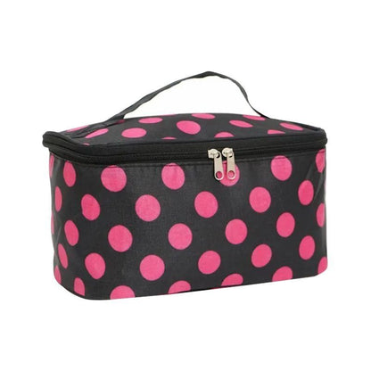 Square Cosmetics Storage Bags Travel Pouch Toiletries Organizer S/M/L Polyester