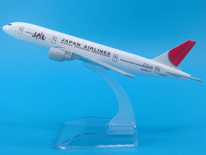 16cm JAPAN AIRLINES BOEING 777 Passenger Airplane Diecast Aircraft Plane Model