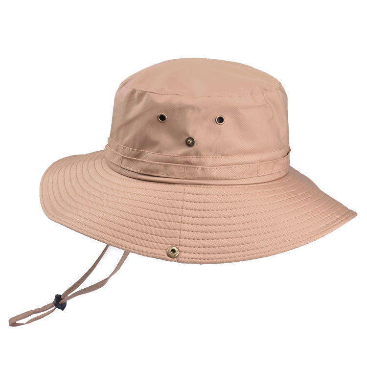 Sun Hat UV Protection Wide Brim Breathable Bucket Cap Summer Fishing Men Women