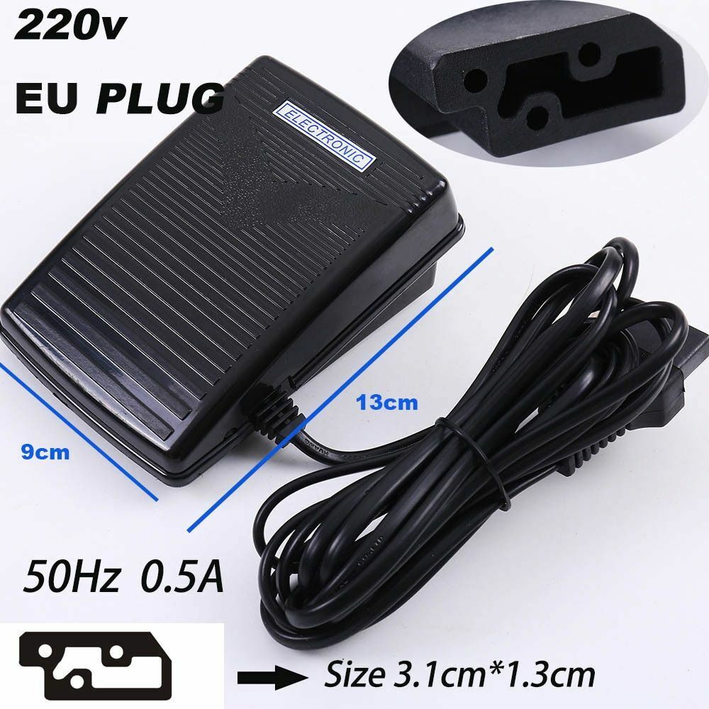 Sewing Machine Foot Pedal Speed Adjust Controller Motor Accessories Power Switch