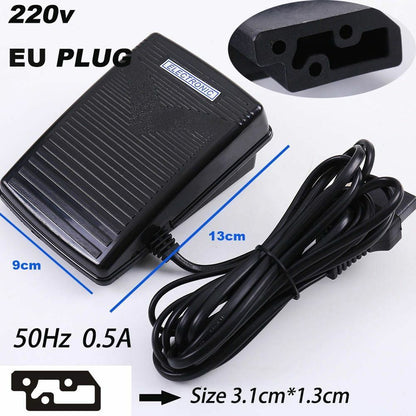 Sewing Machine Foot Pedal Speed Adjust Controller Motor Accessories Power Switch