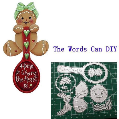 Cutting Dies Gingerbread Layering Dies Craft Scrapbooking Card Making