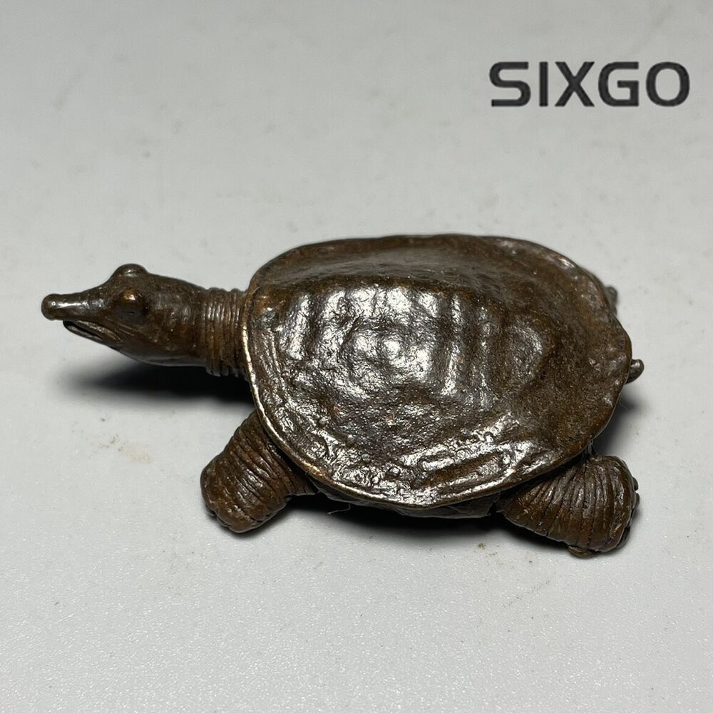 Bronze Turtle Longevity Turtle Pendant Handle Small Bronze Turtle Tea Pet Statue