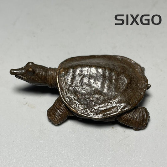 Bronze Turtle Longevity Turtle Pendant Handle Small Bronze Turtle Tea Pet Statue