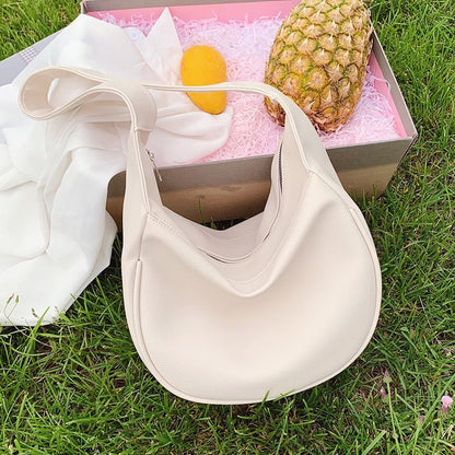 Dumpling Bag Large Shoulder Synthetic Leather Crossbody Bags Handbag Purse 1 PC