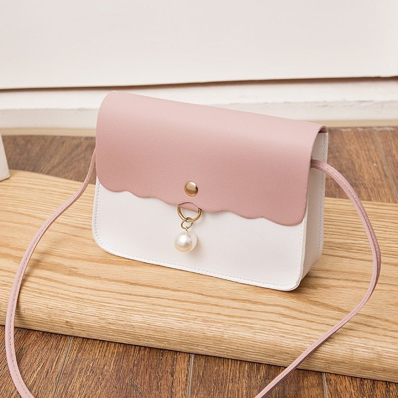 Synthetic Leather Crossbody Bag Shoulder Messenger Purse Travel Small Handbags