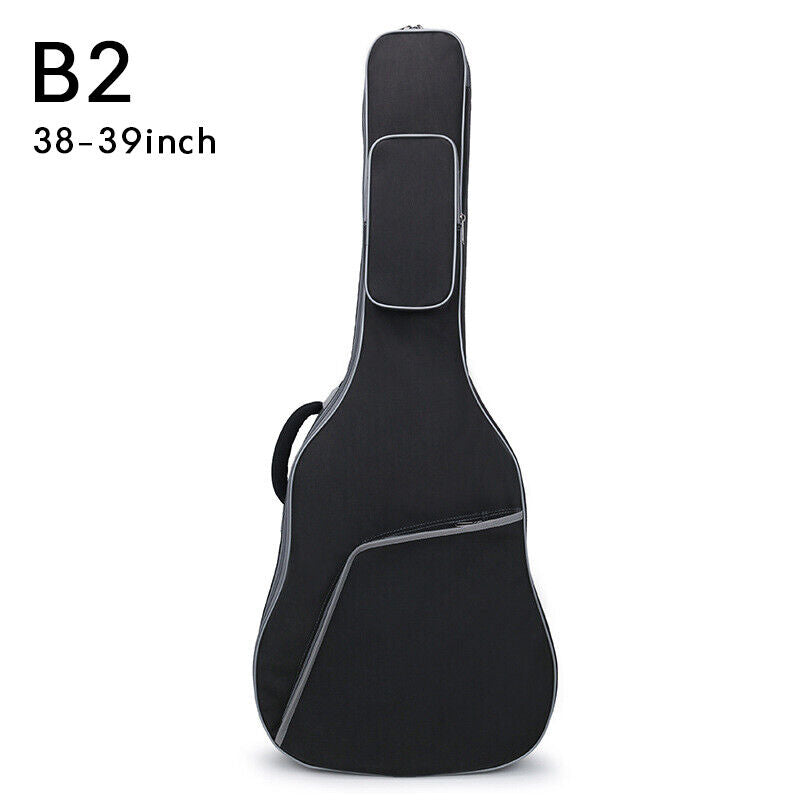 Thickened Guitar Gig Bag Double Shoulder Straps Padded Soft Case Backpack NEW