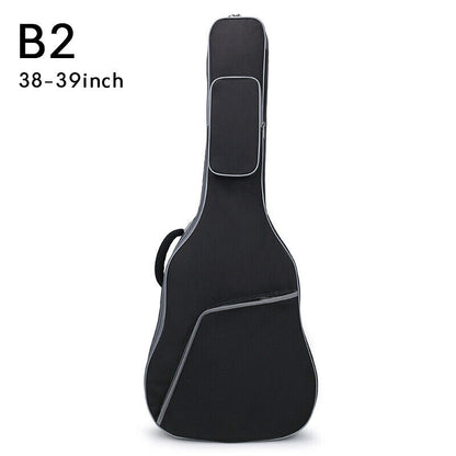 Thickened Guitar Gig Bag Double Shoulder Straps Padded Soft Case Backpack NEW