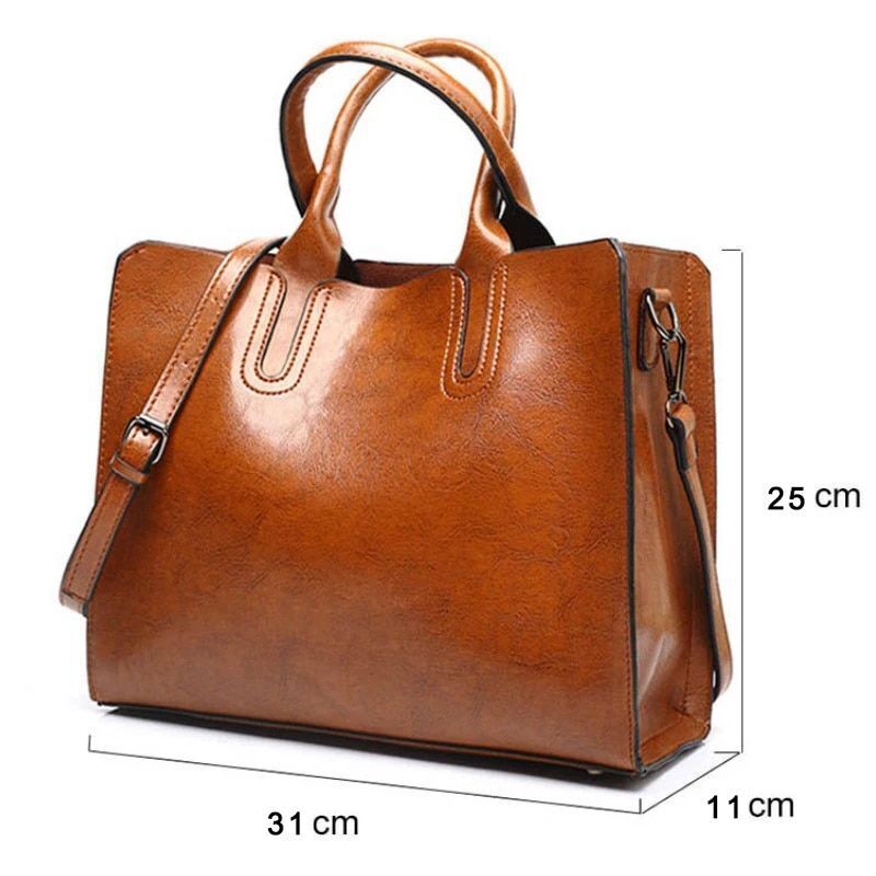 Luxury Bag Handbag Soft Messenger Purse Tote Shoulder Crossbody Bags 31*11*25 CM