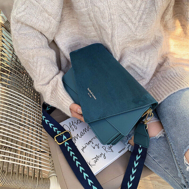 Handheld Frosted Bag Women Shoulder Slung Fashion Small Square Bag