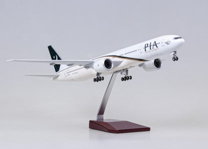 47CM 1:157 PIA Pakistan BOEING 777-300ER Airplane Landing Gears Resin Model