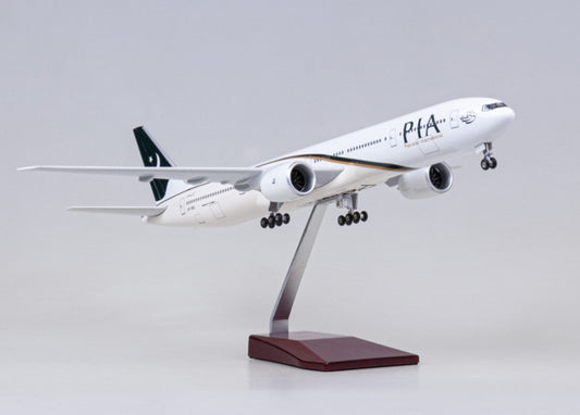 47CM 1:157 PIA Pakistan BOEING 777-300ER Airplane Landing Gears Resin Model