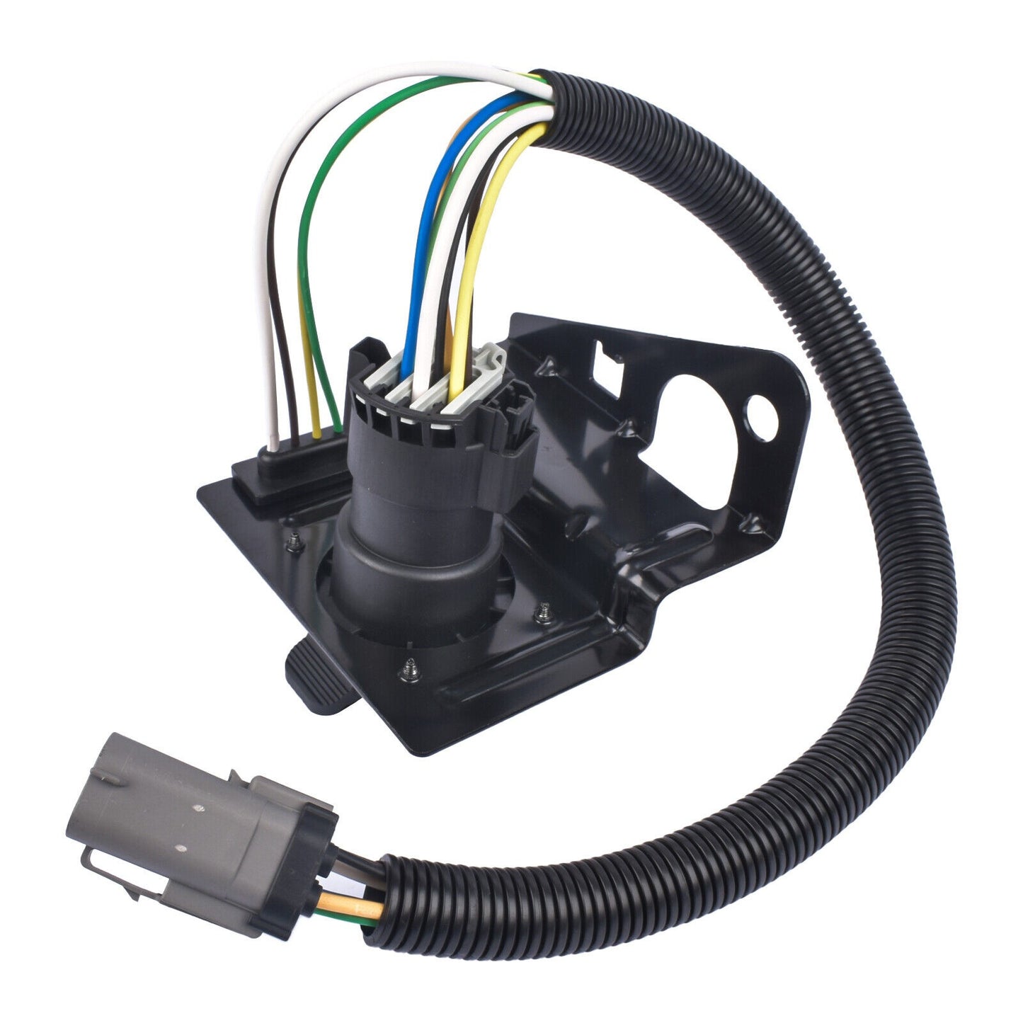 4 & 7 Pin Trailer Tow Wiring Harness Plug For 99-01 Ford F-450 F-550 Super Duty