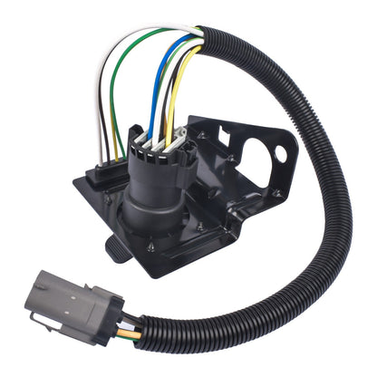 4 & 7 Pin Trailer Tow Wiring Harness Plug For 99-01 Ford F-450 F-550 Super Duty