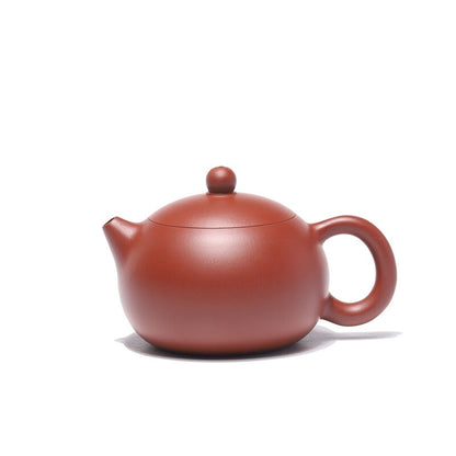 Original Ore Real Yixing Zisha Zhu Clay Tea Pot 210ml Marked Xishi Pot Handmade