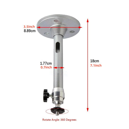 Durable 360° Rotatable Universal Wall Ceiling Mount Stand Kit For Mini Projector