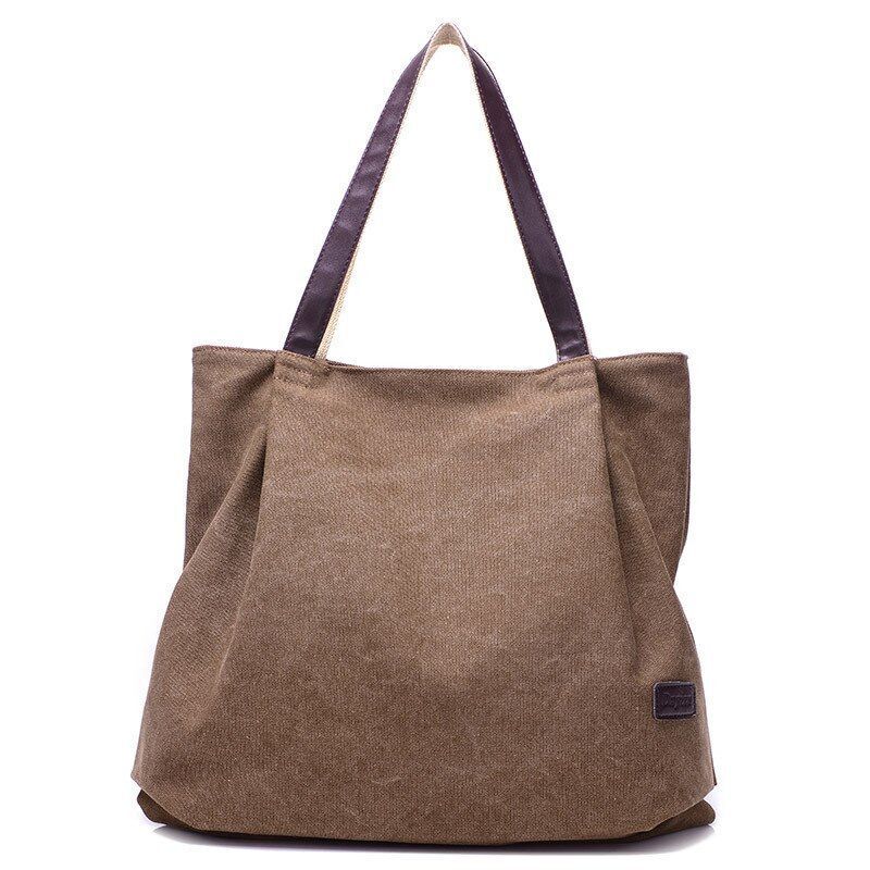 Leisure Canvas Bag Large Capacity Purse Fashion Versatile Handbag Bags Polyester