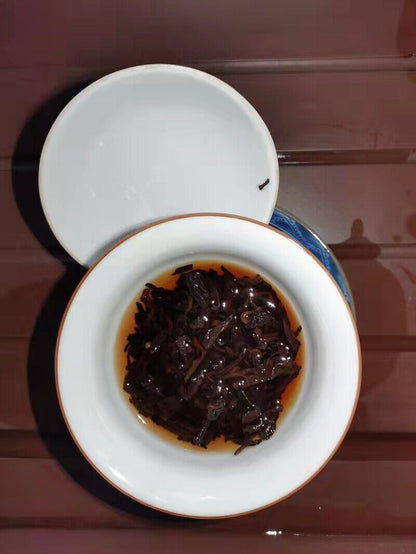 Mengku Rongshi Lincang 2014 Shu Puer Mu Ye Chun 3yr Aged 400g Pu'er Ripe Pu-erh