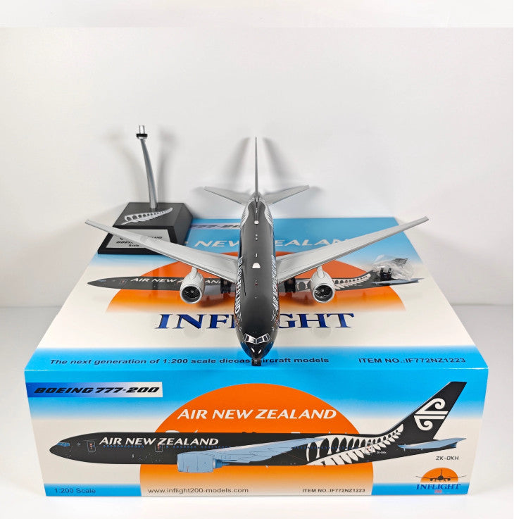 1:200 InFlight Air New Zealand B777-200 ZK-OKH Airplane Diecast Plane Model