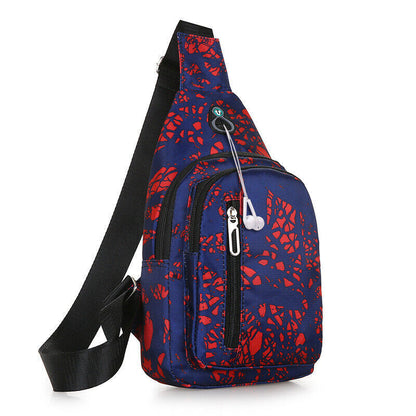Nylon Chest Back Travel Cross Body Shoulder Pack Chest Bags Men Women Bags