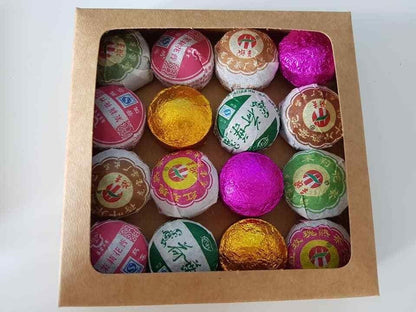 Chinese Tea Blooming Flowering Pu erh Puerh Jasmine Green Detox Herb Gift Box UK