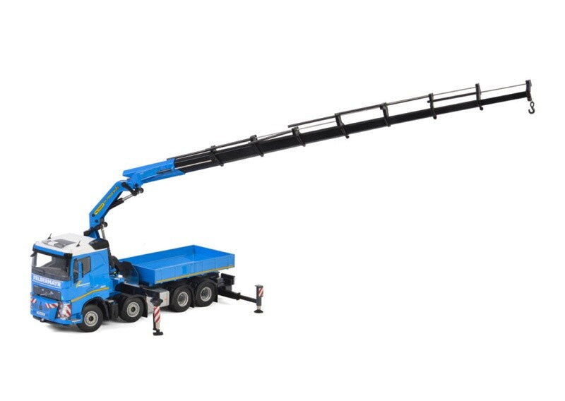 1:50 WSI 8x2 FH4 Truck-mounted Crane Felbermayr Construct Machine Diecast Model