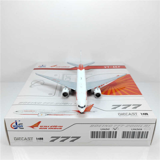1:400 JC Wings AIR INDIA BOEING B777-200LR Passenger Airplane Diecast Model
