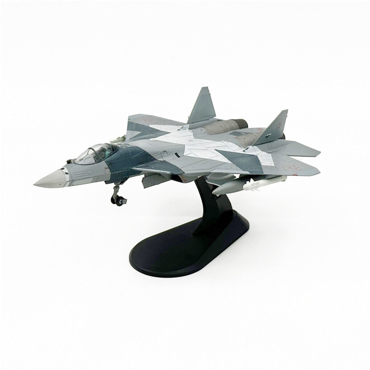 1/100 Scale Russian Su-57 Stealth Fighter With Display Sand For Model Lovers C