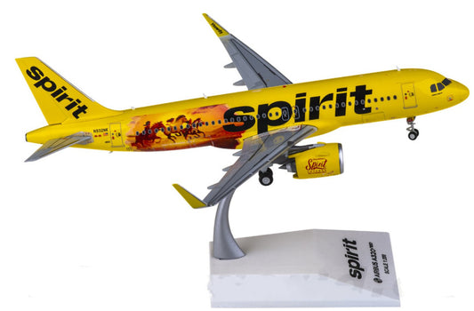 1:200 JC Wings Spirit Airlines Airbus A320neo Airplane Diecast Aircraft Model