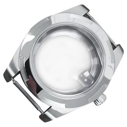 Magnifying Glass Watch Case Sapphire Glass For NH35/NH36/4R/7S Movement ll