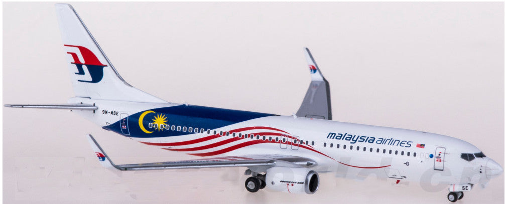 1:400 NGmodels Malaysia Airlines B737-800 Passenger Airplane Diecast Plane Model