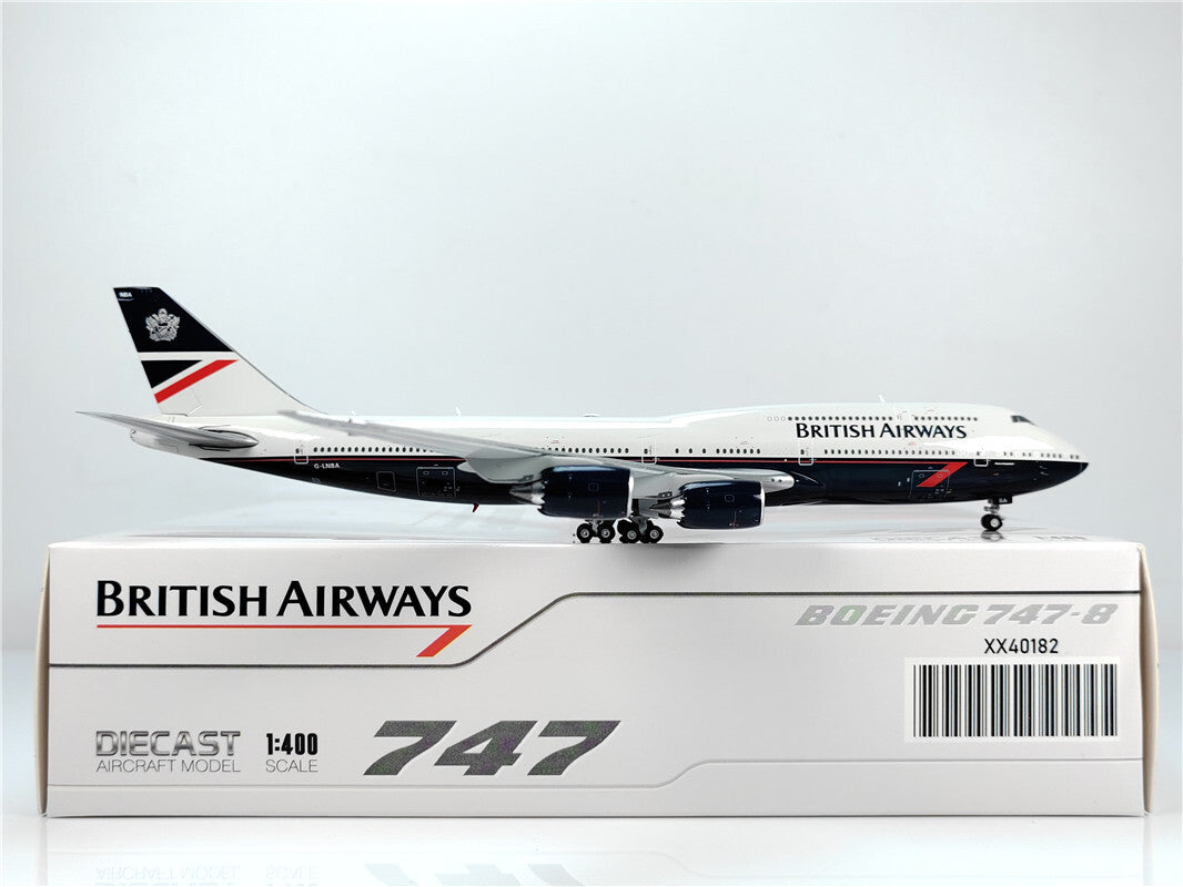 1:400 JC Wings BRITISH AIRWAYS BOEING B747-8i Passenger Airplane Diecast Model