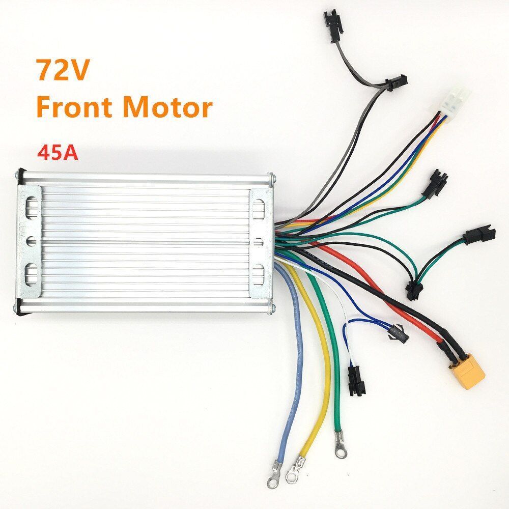 60v / 72v 45a Controller For Dual Motor 3200-7000w Scooter Display Accelerator
