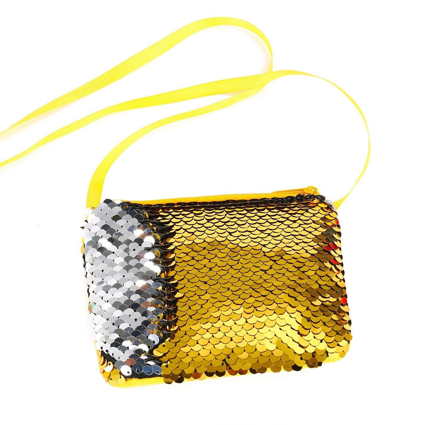 Girls Package Wallet Women Sequins Coin Purse Earphone Handbag Zipper Clutch Bag