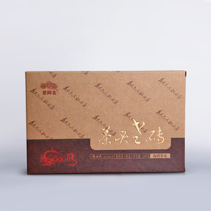 2018 Haiwan Old Comrade 9908 Ripe Pu-erh Lao Cha Tou Old Brick Shu Puer Tea 500g
