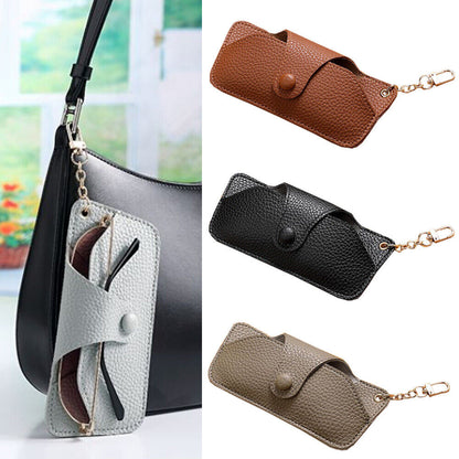 Soft PU Leather Eyeglasses Sunglasses Reading Glasses Case Pouch Storage Bag US