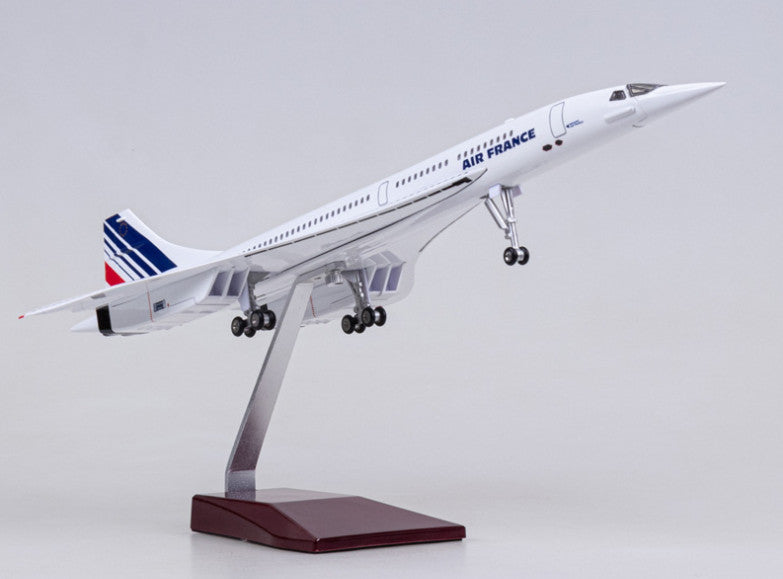 1:125 50CM AIR FRANCE Concorde Airplane Landing gear Resin Aircraft Model