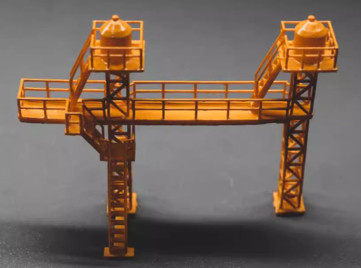 1/160 Train Model Scene N21 Fuel Station Model