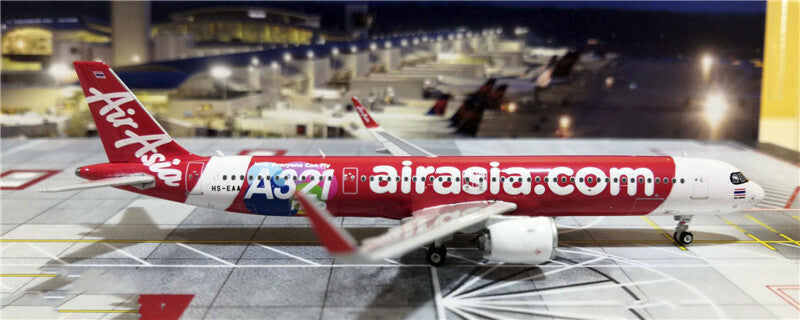 Phoenix AirAsia Airbus A321neo HS-EAA 1:400 DIECAST Aircraft Pre-builded Model