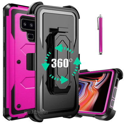 For Samsung Galaxy Note98 Shockproof Case, w/ Belt Clip Stand Rugged Phone Cover