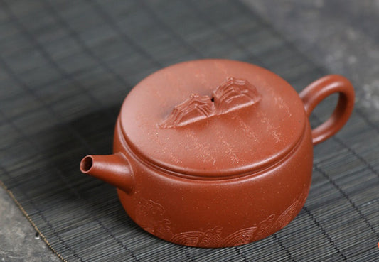 170cc chinese Yixing Handmade Zisha teapot JiangPo Clay HanWa Gongfu Hu Tea Pot