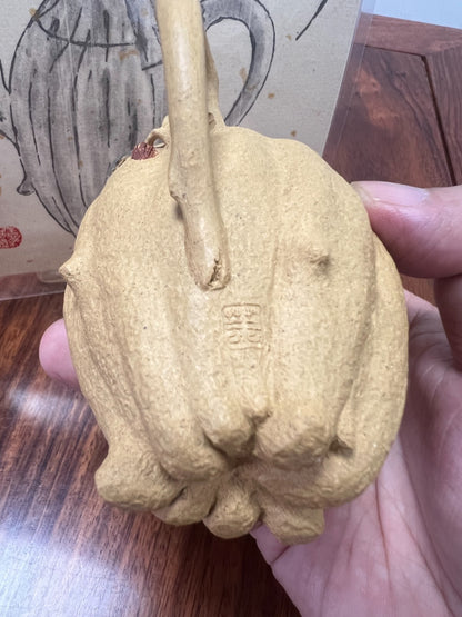 130cc chinese Yixing Handmade Zisha teapot Duan clay Bergamot Hu Gongfu Tea Pot