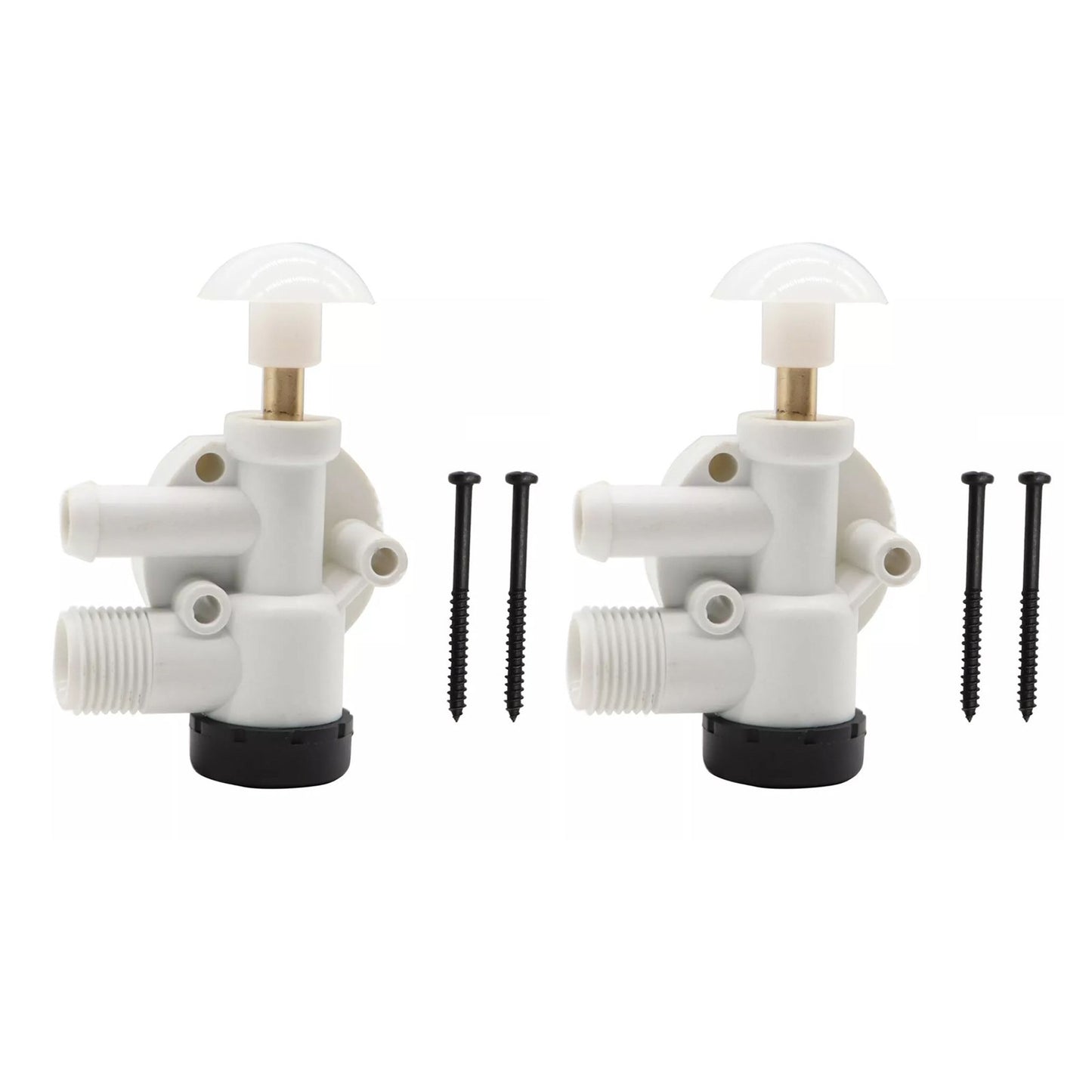 2* Plastic RV Toilet Water Valve Kit Replace For Dometic/Sealand 385314349
