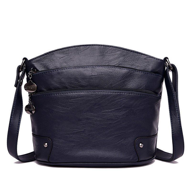 Multi-layer Pockets Genuine Leather Shoulder Bag Handbag Bag Small Crossbody Bag