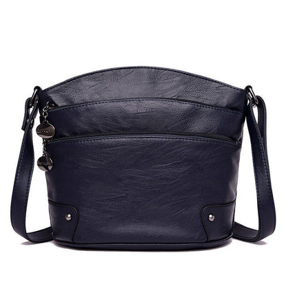 Multi-layer Pockets Genuine Leather Shoulder Bag Handbag Bag Small Crossbody Bag