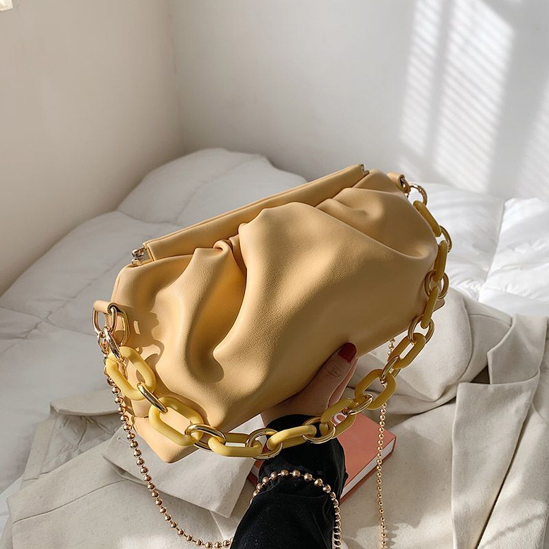 Synthetic Leather Chain Handbags Small Purses Shoulder Messenger Crossbody Bags